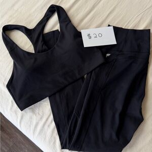 Women’s Medium Workout Lot - Gym Yoga Leggings Shorts Sports Bra